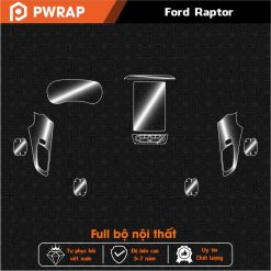 Dán PPF nội thất xe Ford Raptor 2023-2025