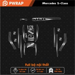 Dán PPF nội thất xe Mercedes S-Class 2014