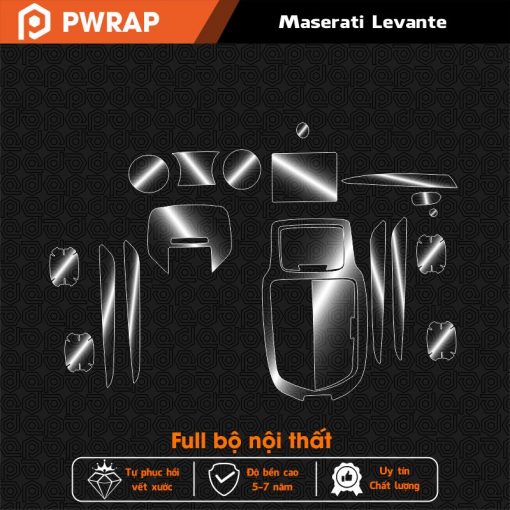 Dán PPF nội thất Maserati Levante