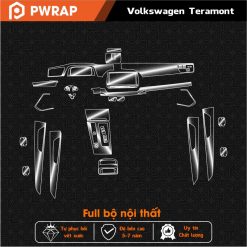 Dán PPF nội thất xe Teramont, Teramont  X 2024