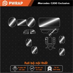 Dán PPF nội thất Mercedes C200 Exclusive 2019 – 2021