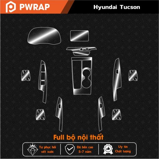 Dán PPF nội thất Hyundai Tucson