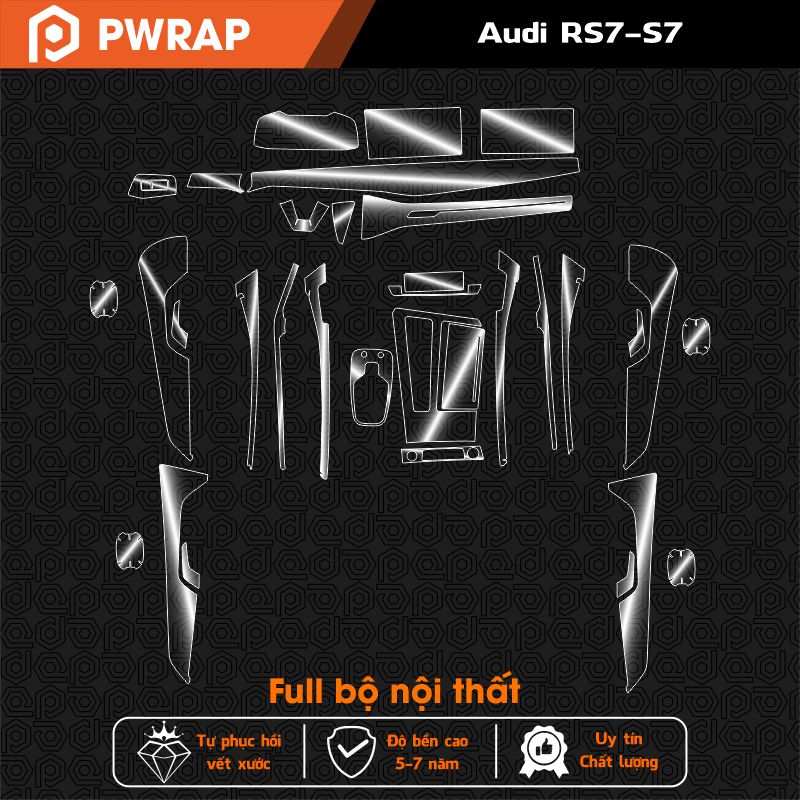Dán PPF nội thất Audi RS7 - S7 2021-2023