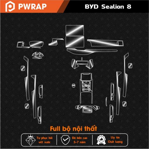 Dán PPF nội thất BYD Sealion 8