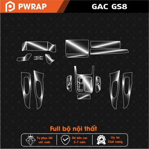 Dán PPF chống xước bảo vệ nội thất GS8 2022 - 2025