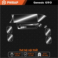 Dán PPF nội thất bảo vệ xe Genesis G90 2021