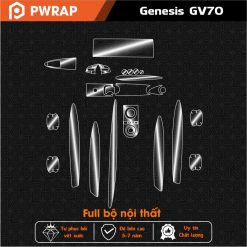 Dán PPF bảo vệ nội thất xe Genesis GV70 2022 - 2025