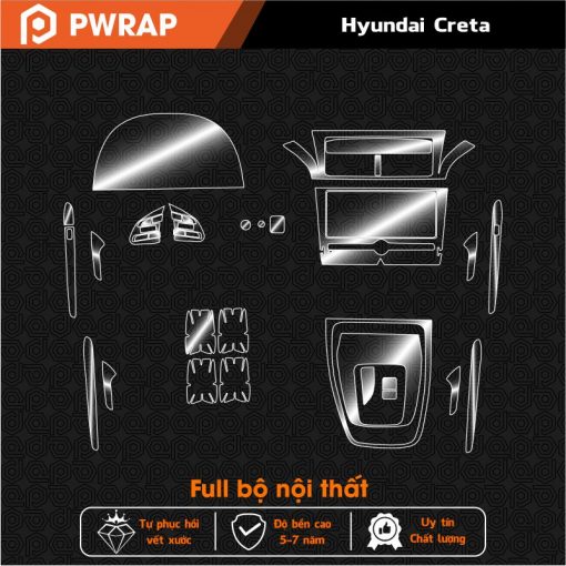 Dán PPF nội thất Hyundai Elantra 2022 - 2024