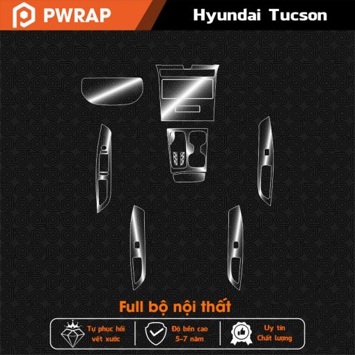 Dán PPF nội thất Huyndai Tucson 2022 - 2024 - Ảnh 4