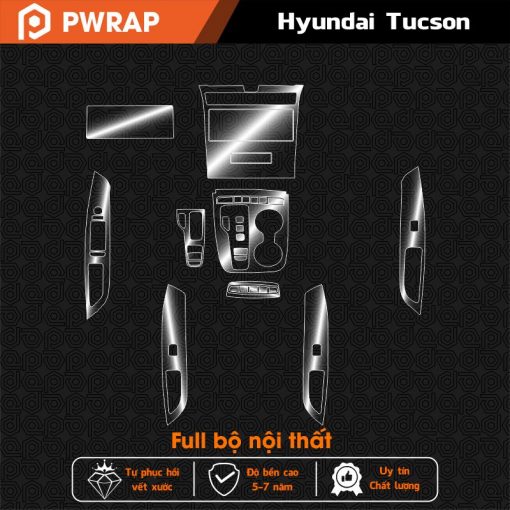 Dán PPF nội thất Huyndai Tucson 2022 - 2024 - Ảnh 2