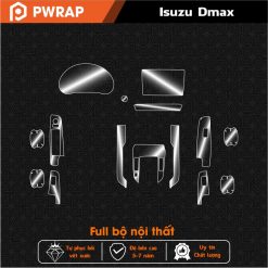 Dán PPF nội thất xe Isuzu Dmax 2021 - 2023
