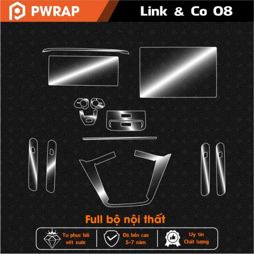 Dán PPF nội thất xe Lynk & Co 08