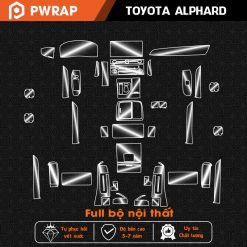 Dán PPF bảo vệ nội thất Toyota Alphard 2020 - 2023