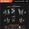 Dán PPF nội thất Toyota Prado 2014 - 2017