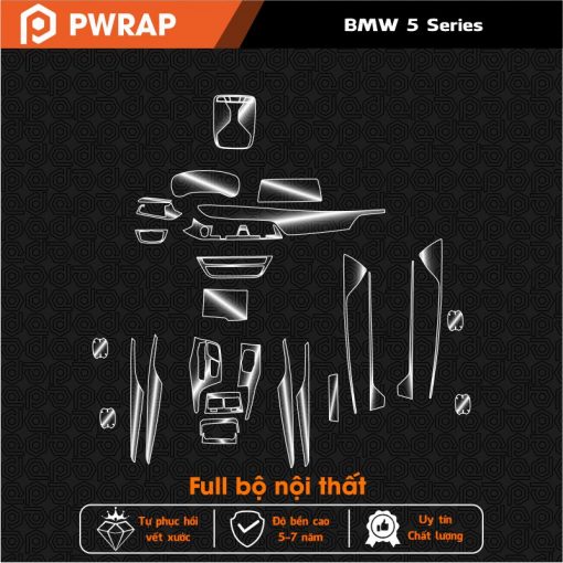 Dán PPF nội thất BMW 5 Series 2019 - 2020