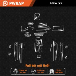 Dán PPF bảo vệ nội thất BMW X3 2019 - 2021
