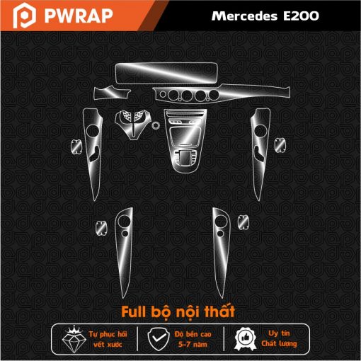Dán PPF nội thất Mercedes E200 2021 - 2025