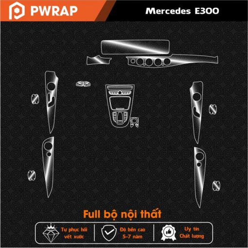 Dán PPF nội thất Mercedes E300 2019