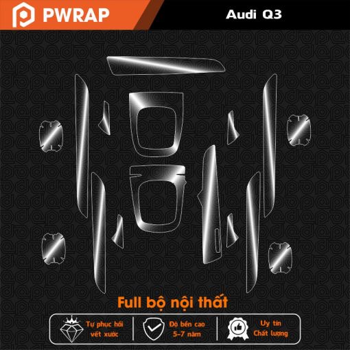 Bộ dán PPF bảo vệ nội thất xe ô tô Audi Q3 2016