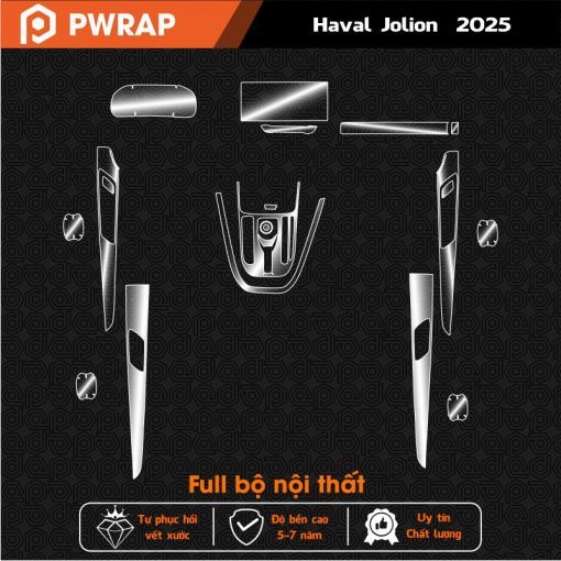 Địa chỉ dán PPF bảo vệ nội thất Haval Jolion 2025 uy tín, chuyên nghiệp