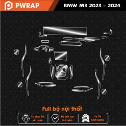 Địa chỉ dán PPF nội thất BMW M3 2023 - 2024 uy tín, chuyên nghiệp