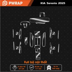 Bộ dán chống xước bảo vệ nội thất Kia Sorento 2025