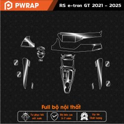 Dán PPF bảo vệ nội thất Audi RS e-tron GT 2021 - 2025