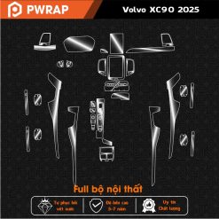 Bộ dán PPF nội thất Volvo XC90 2025