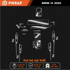 Bảo vệ nội thất xe BMW i4 2025 bằng miếng dán PPF TPU