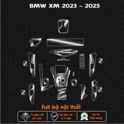 Miếng dán PPF bảo vệ nội thất BMW XM 2023 - 2025